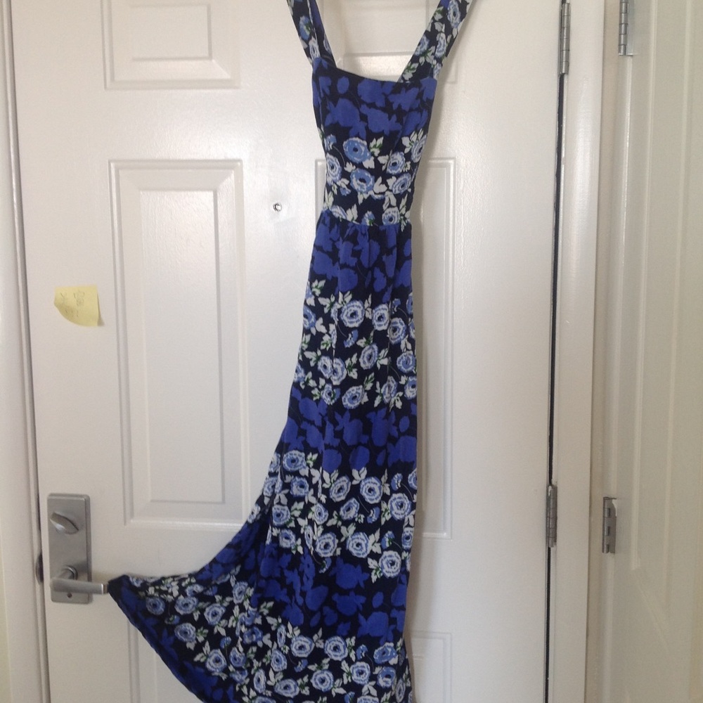 Anthropologie Maeve floral maxi dress 2P EUC
